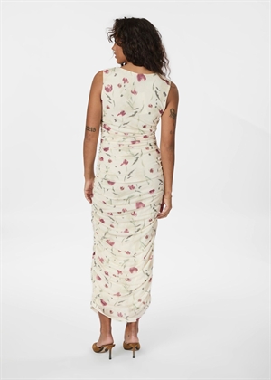 Corilina Artist mesh kjole Creme Neo Noir 